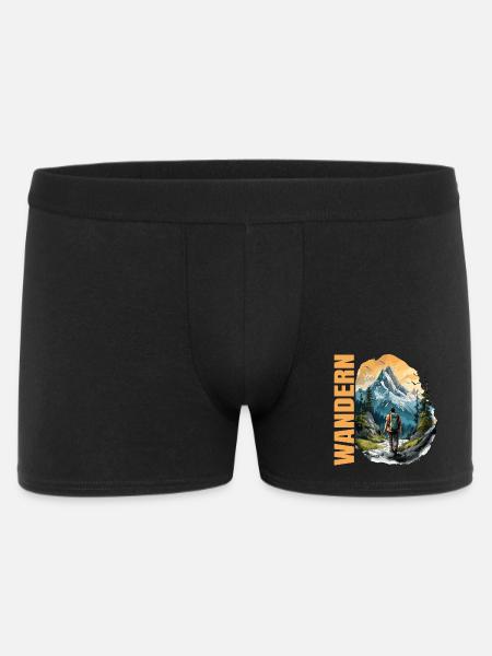 Wandern - Männer Boxer Shorts - Schwarz