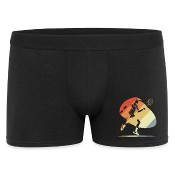 Vintage Badminton - Men's Boxer Shorts - black - Front