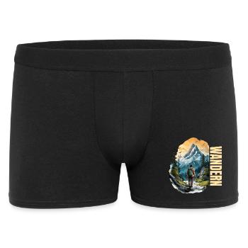 Wandern - Männer Boxer Shorts - Schwarz - Vorne