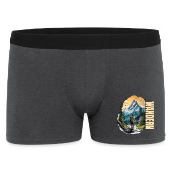 Wandern - Männer Boxer Shorts - Anthrazit - Vorne