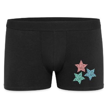 STAR. STARS. CHRISTMAS. CHRISTMAS ISLAND. NEW YEAR'S DAY - Men's Boxer Shorts - black - Front