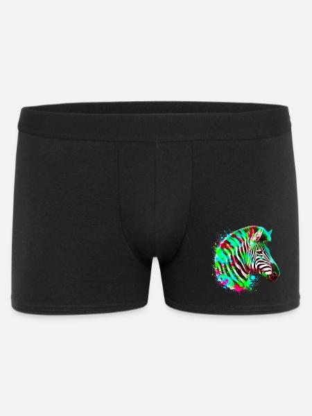 Zebra - Men's Boxer Shorts - black