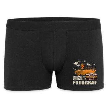 Landschafts Fotograf - Männer Boxer Shorts - Schwarz - Vorne