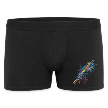 Flute Comic - Men's Boxer Shorts - black - Front