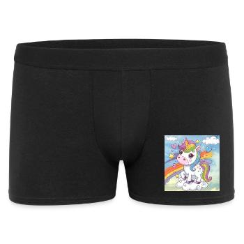Rainbow Unicorn - Men's Boxer Shorts - black - Front