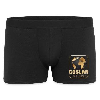 Goslar - Männer Boxer Shorts - Schwarz - Vorne