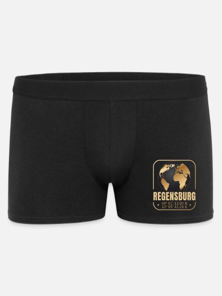 Regensburg - Männer Boxer Shorts - Schwarz
