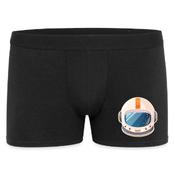 Retro space helmet - Men's Boxer Shorts - black - Front