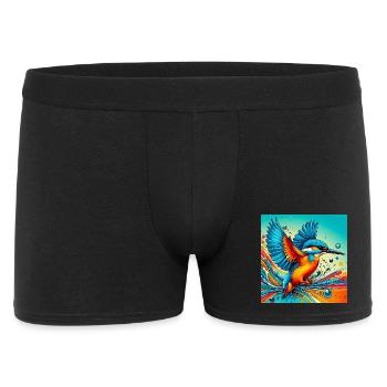 martin-pêcheur - Boxer Homme - noir - Devant
