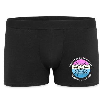 Sexe Révélation Réveillon Nouvel An Nouvel An - Boxer Homme - noir - Devant