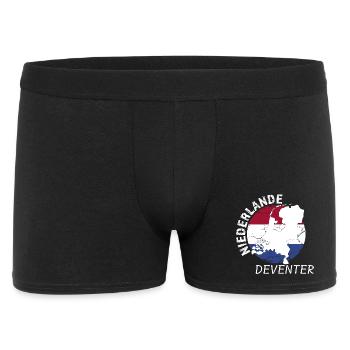 Deventer - Männer Boxer Shorts - Schwarz - Vorne