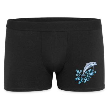 Le saut du dauphin - Boxer Homme - noir - Devant