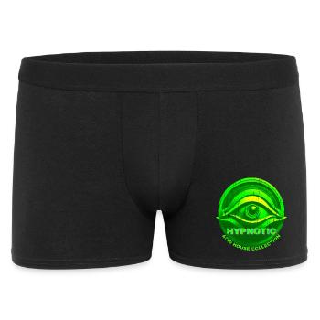 Hypnotic Eye 3D Acid House Techno Rave Glitch - Men's Boxer Shorts - black - Front