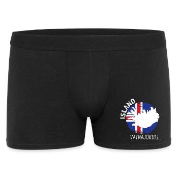 Vatnajökull - Männer Boxer Shorts - Schwarz - Vorne