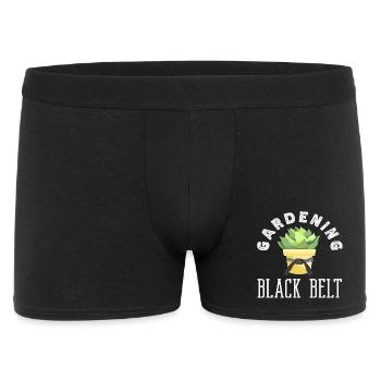 Gardening Black Belt Plant Lover Gardener - Men's Boxer Shorts - black - Front