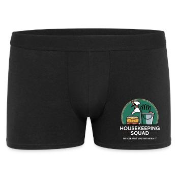 Funny Cleaning Design - Men's Boxer Shorts - black - Front