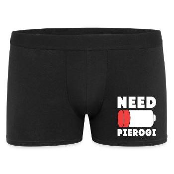 Pologne Polonais Pierogi - Boxer Homme - noir - Devant