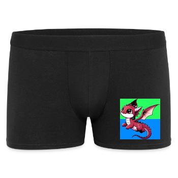 dragon - Men's Boxer Shorts - black - Front