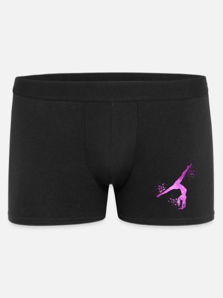 Gymnaste Fille Gymnastique Acrobatie - Boxer Homme - noir