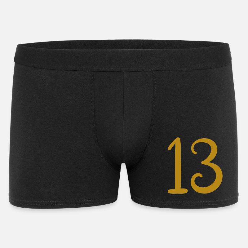 13 - Boxer Homme - noir