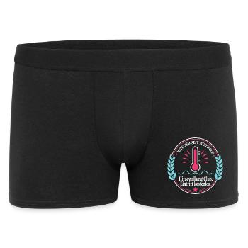Hitzewallung Club — Mitglied seit Mittwoch - Männer Boxer Shorts - Schwarz - Vorne