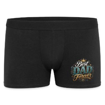 Best Forever Dad - Father's Day - Men's Boxer Shorts - black - Front