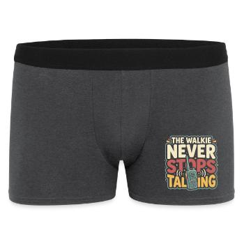 Leiter Der Kindertagesstätte, Leiter Der Vorschule - Männer Boxer Shorts - Anthrazit - Vorne
