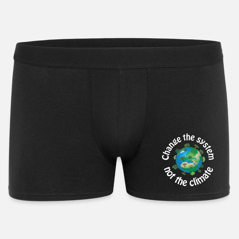Changer le système, pas le climat - Boxer Homme - noir