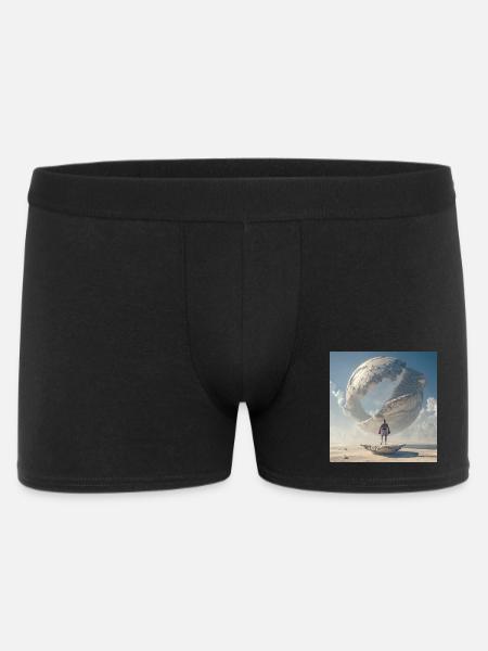 Boxer devant la spirale orbitale - Boxer Homme - noir