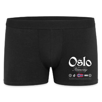 Souvenir de voyage Oslo Norway Streetwear - Boxer Homme - noir - Devant