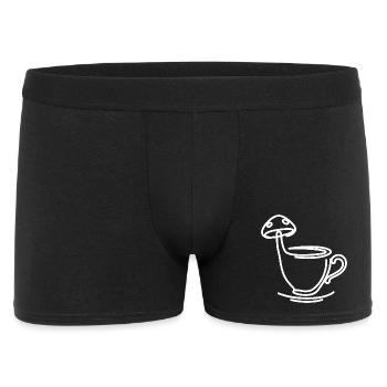Tea Coffee Mushroom - Men's Boxer Shorts - black - Front