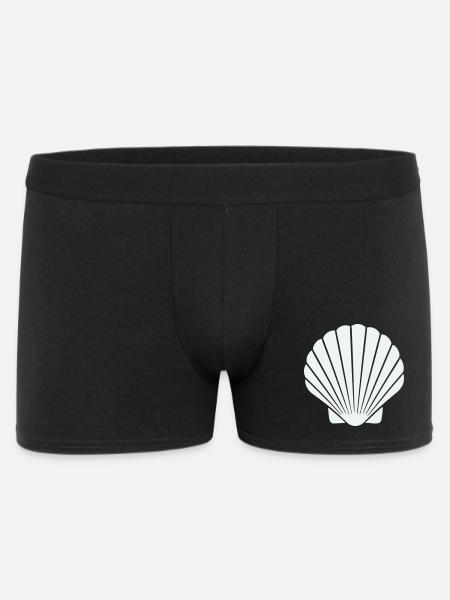Geometric Shell Art - Men's Boxer Shorts - black