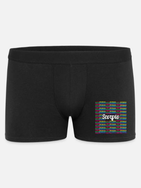 Sternzeichen Skorpion - Männer Boxer Shorts - Schwarz