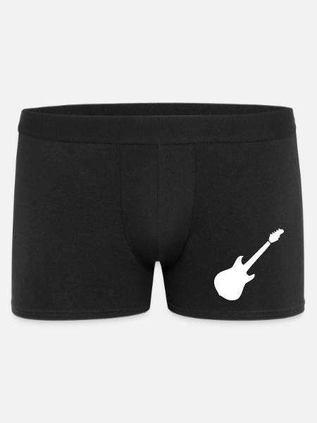 Guitar Music Gift Musician - Men's Boxer Shorts - black
