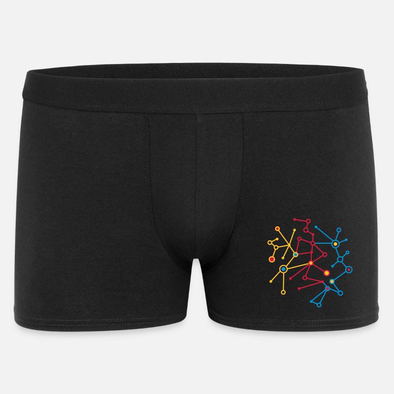 molecular pattern - Men's Boxer Shorts - black