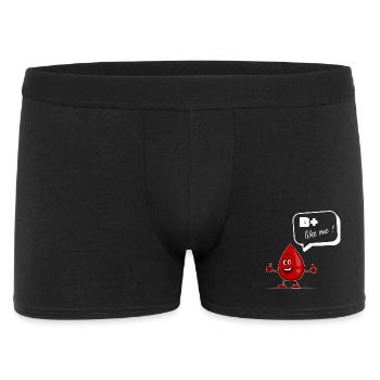 B+ Like Me Lustiger Blutspender Spruch - Boxer Homme - noir - Devant