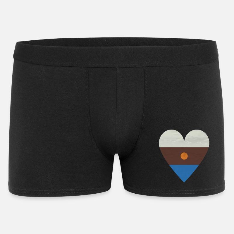 4 Elemente - Männer Boxer Shorts - Schwarz