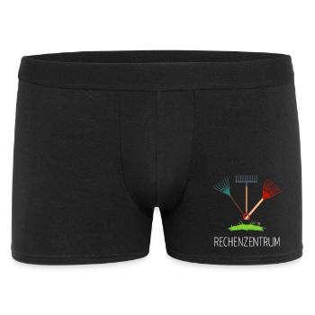 Rechenzentrum Gärtner Lustig für Hobbygärtner - Männer Boxer Shorts - Schwarz - Vorne