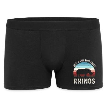 Rhino rhinoceros - Men's Boxer Shorts - black - Front