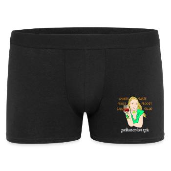 Cheers to a new beginning Happy Days Cheers Santé - Men's Boxer Shorts - black - Front