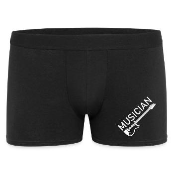 musician music musician eGuitar Band Logo icon - Men's Boxer Shorts - black - Front