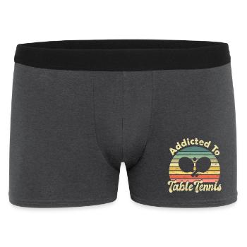 Table Tennis Ping Pong - Boxer Homme - charbon - Devant