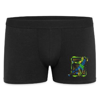 Joueur de handball rétro - Joueur de handball - Sports de balle - Boxer Homme - noir - Devant
