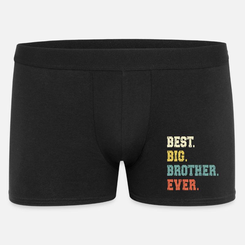 Grosser Bruder - Männer Boxer Shorts - Schwarz