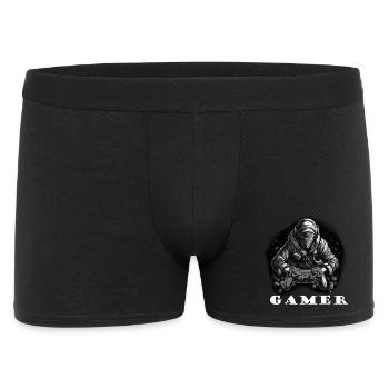 Gamer 2 blanc - Boxer Homme - noir - Devant