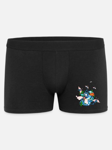 Wonderful fantasy flying animal. - Men's Boxer Shorts - black
