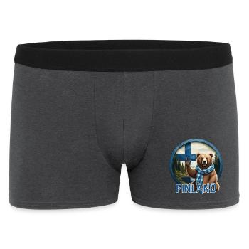 Finlande - Finlande - Suomi - Boxer Homme - charbon - Devant
