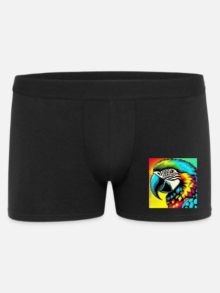 Parrot Pop Art - Men's Boxer Shorts - black