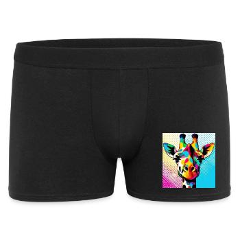 Giraffe Pop Art - Men's Boxer Shorts - black - Front