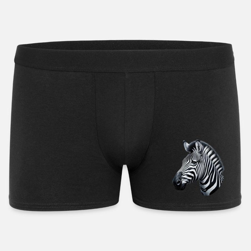Zebra - Men's Boxer Shorts - black